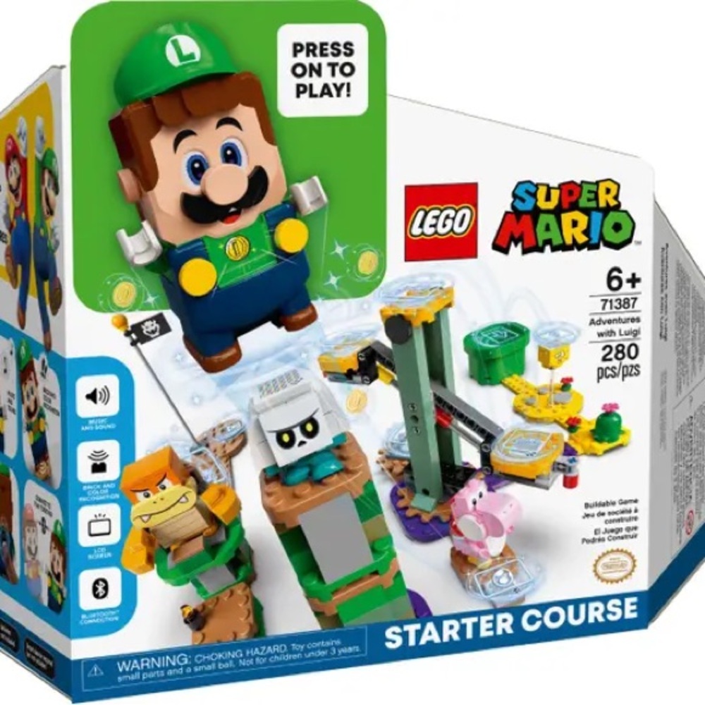 Super Mario lego, new in box, sealed